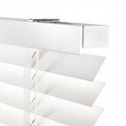 houten jaloezie shutters wit met band 70x250cm €74