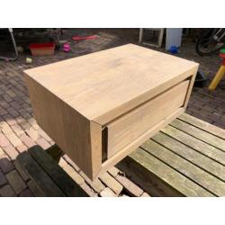 DWH Design wastafel houten kastje met lade