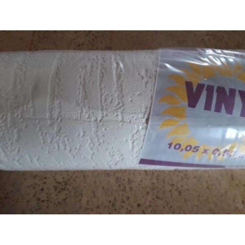 Behang Vinyl - Wit