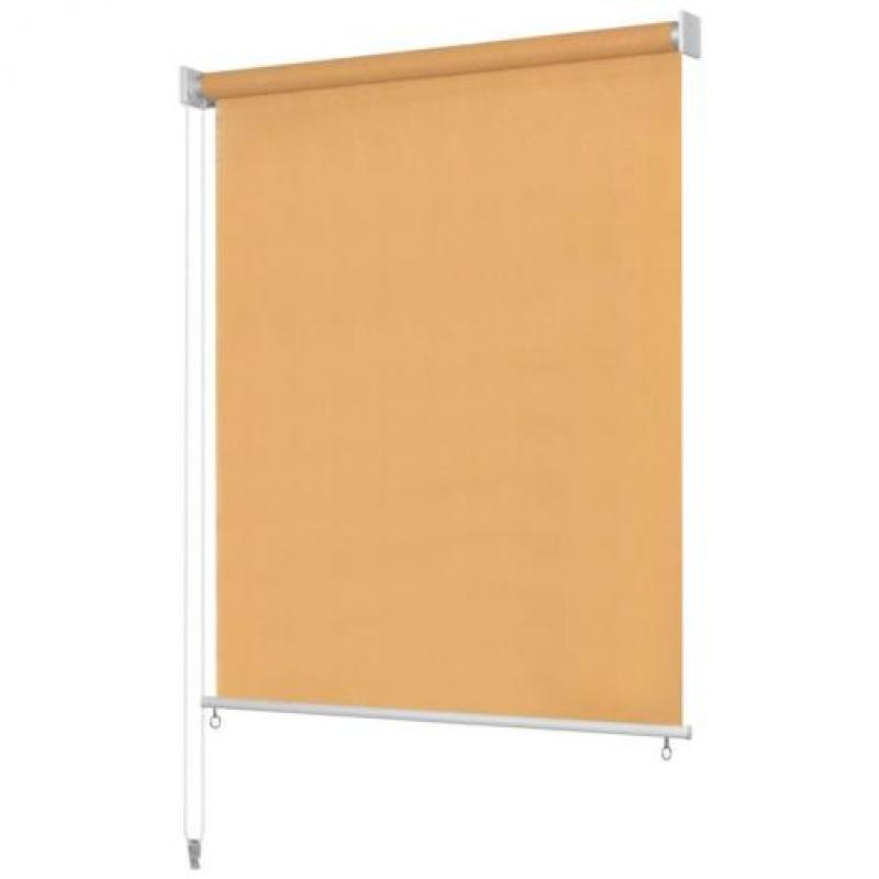 vidaXL Rolgordijn voor buiten 140x230 cm beige