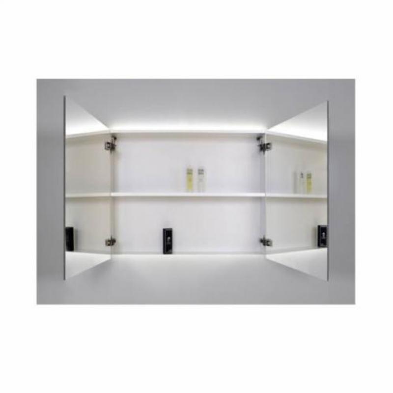 Spiegelkast Sanicare Qlassics Ambiance 70 cm 2 Deuren Alu...