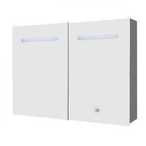 Spiegelkast Aluma Incl. Led Verlichting 80X60Cm