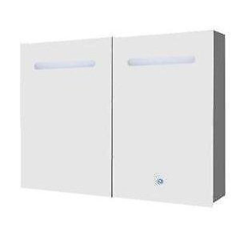 Spiegelkast Aluma Incl. Led Verlichting 80X60Cm