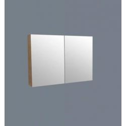 Spiegelkast Wood 120cm massief Geolied Eiken