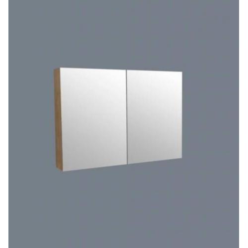 Spiegelkast Wood 120cm massief Geolied Eiken