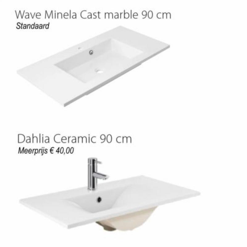 Badmeubel Siena 90cm Canyon Oak Softclose (Verschillende ...