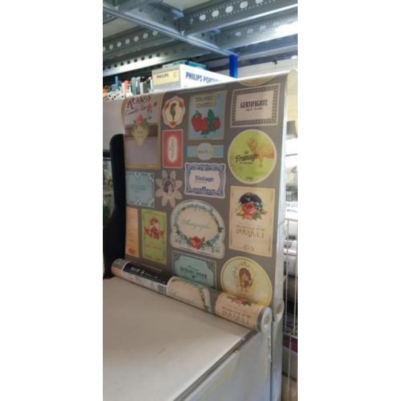 Behang nieuw vintage style