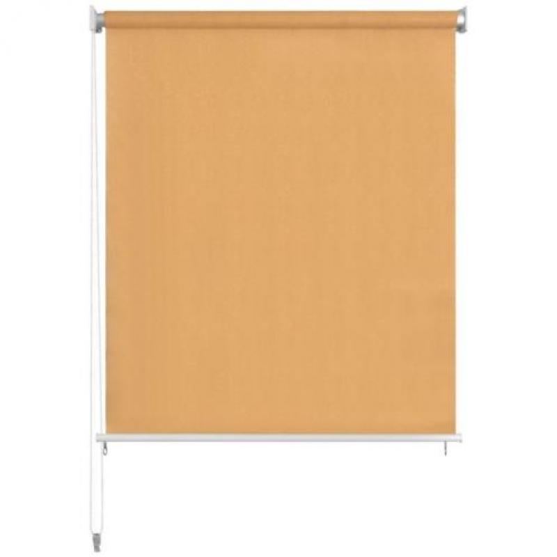 vidaXL Rolgordijn voor buiten 140x230 cm beige