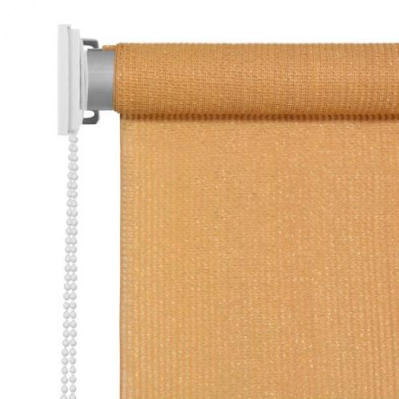vidaXL Rolgordijn voor buiten 140x230 cm beige