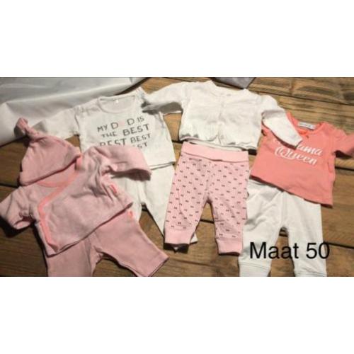 Kleding meisje mt 50 t/m 68