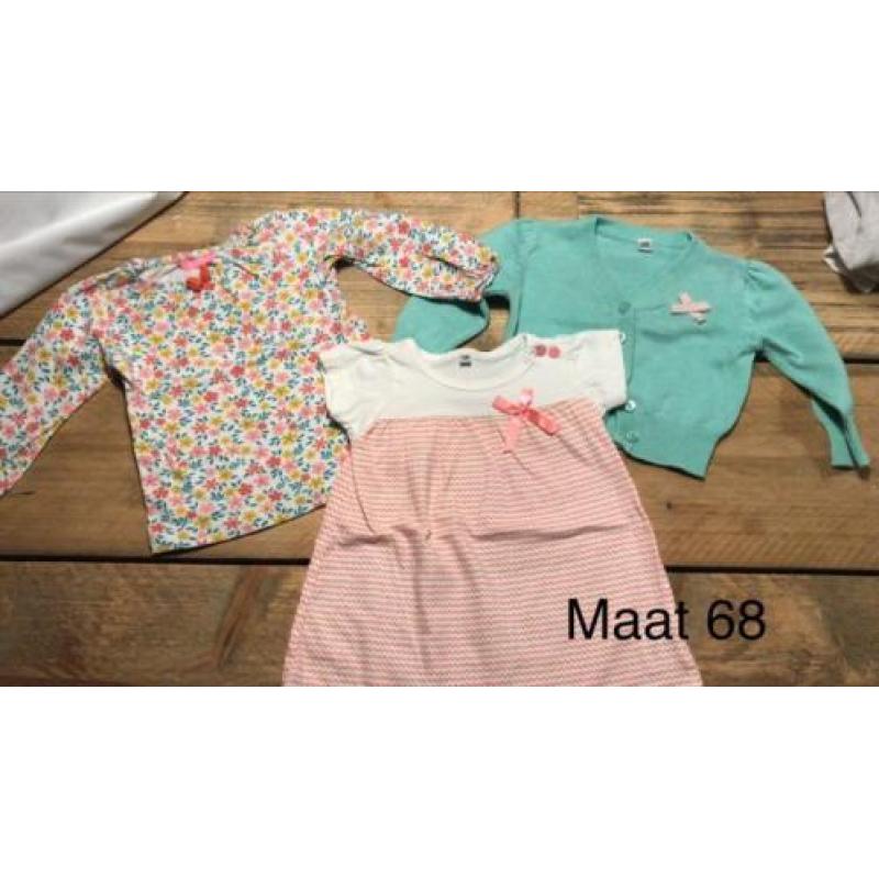 Kleding meisje mt 50 t/m 68