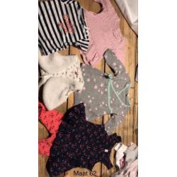 Kleding meisje mt 50 t/m 68
