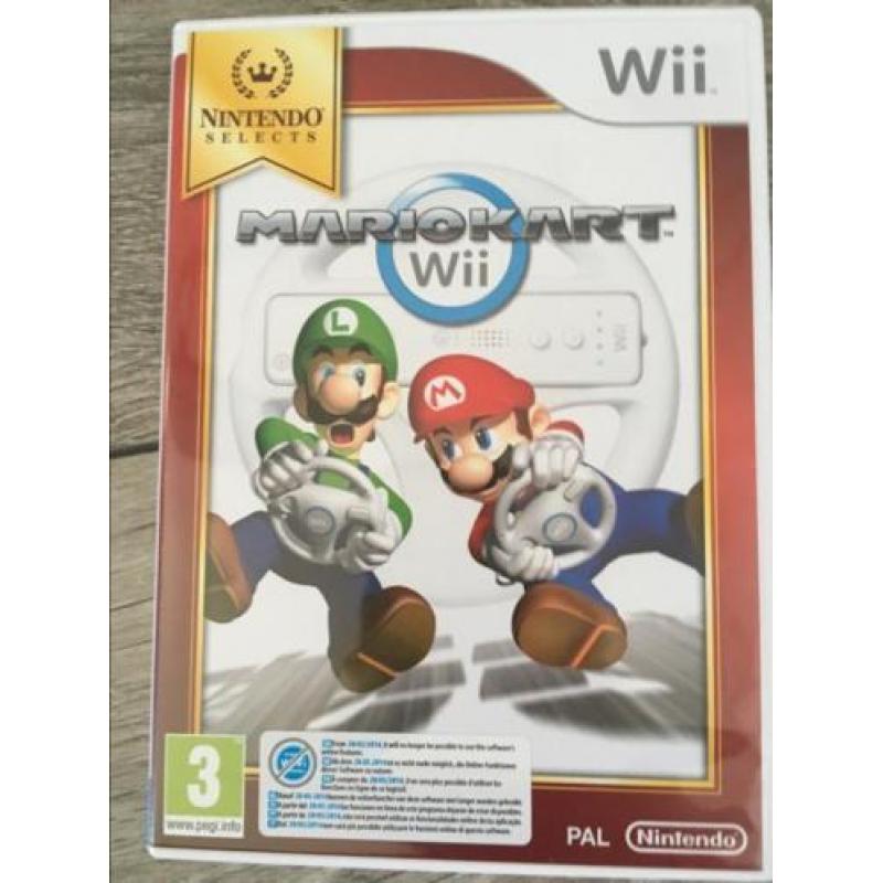 Mario kart Wii Nintendo spel - zgan - leuk spek als nieuw