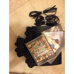 Ps3 slim+games+controllers