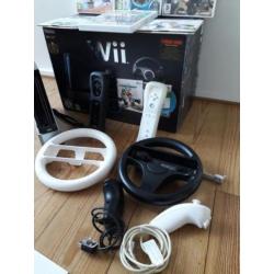 Nette *Nintendo Wii* black edition met extra's
