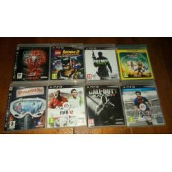 Playstation 3 met 20 games te koop