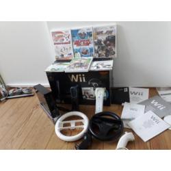Nette *Nintendo Wii* black edition met extra's