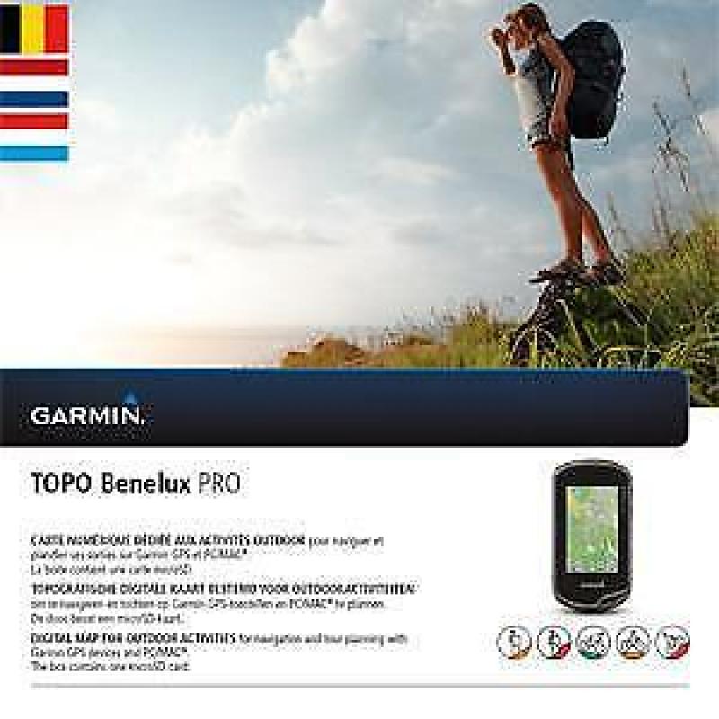 Garmin oktober Topokaart Benelux Spanje Europa CN 2019.10