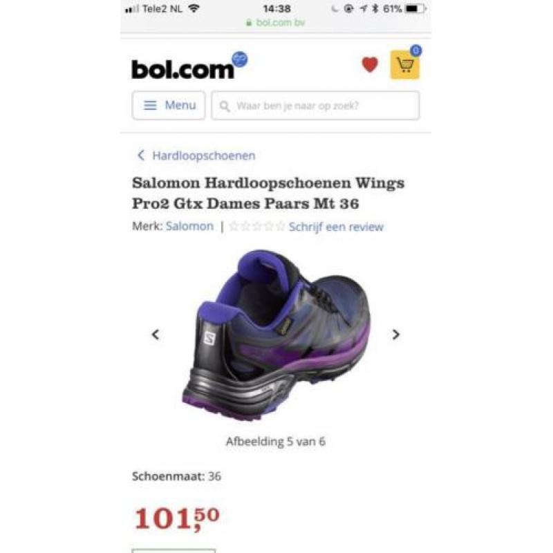 Salamon Wings Pro 2 waterdicht (maat 38)