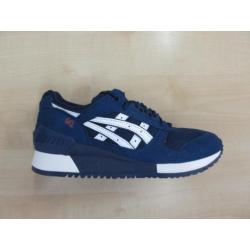 Asics gel respector indigo blue white h722n4901, maat 41 1/2