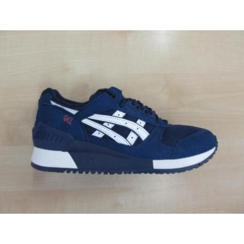 Asics gel respector indigo blue white h722n4901, maat 41 1/2