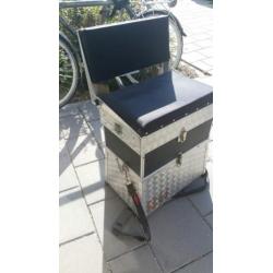 2 viskoffers voor hem en haar,kleur zwart,en donker roze