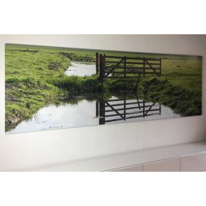 Foto verlijmd achter acrylaat 70x100 cm